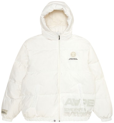 아페 FW23 에이프 페이스 로고 프린트 패딩 후드 코트 긴팔 캐주얼 자켓 AAPDNM7594XXL Details for 아페 FW23 에이프 페이스 로고 프린트 패딩 후드 코트 긴팔 캐주얼 자켓 AAPDNM7594XXL