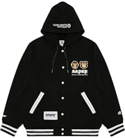 AAPE FW23 Fleece Lined Loose Fit Hoodie Jacket. AAPSWMA345XXL AAPE FW23 Fleece Lined Loose Fit Hoodie Jacket. AAPSWMA345XXL