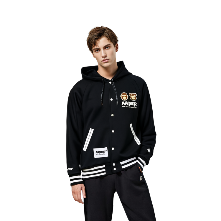 Purchase AAPE FW23 플리스 안감 루즈핏 후디 재킷. AAPSWMA345XXL