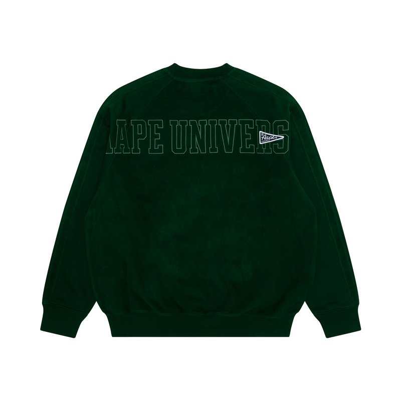 Lookbook Sudadera Aape FW23 Ajuste Suelto Bordada Crewneck. AAPSWMA347XXL