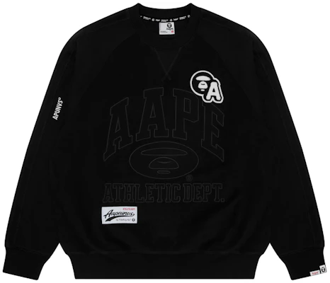 Sudadera Aape FW23 Ajuste Suelto Bordada Crewneck. AAPSWMA347XXL Shop Sudadera Aape FW23 Ajuste Suelto Bordada Crewneck. AAPSWMA347XXL