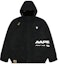 Buy Aape FW23 루즈핏 후디 재킷 - 원숭이 얼굴과 레터 프린트. AAPJKM7624XXL