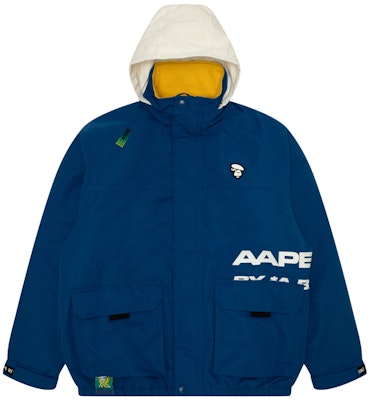 Aape FW23 루즈핏 후디 재킷 - 원숭이 얼굴과 레터 프린트. AAPJKM7624XXL Purchase Aape FW23 루즈핏 후디 재킷 - 원숭이 얼굴과 레터 프린트. AAPJKM7624XXL