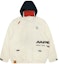 Sizing Aape FW23 루즈핏 후디 재킷 - 원숭이 얼굴과 레터 프린트. AAPJKM7624XXL