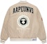 Purchase Aape FW23 릴랙스 핏 엠브로이더리 에이프 로고 바시티 재킷 롱 슬리브. AAPJKM7608XXL