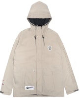 Aape FW23 Relaxed Fit Hooded Puffer Jacket with Ape Face Badge. AAPDNM7627XXL Aape FW23 Relaxed Fit Hooded Puffer Jacket with Ape Face Badge. AAPDNM7627XXL