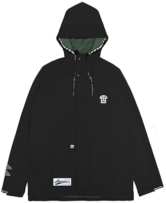 Aape FW23 릴랙스 핏 후드 퍼퍼 재킷 에이프 페이스 배지. AAPDNM7627XXL Order Aape FW23 릴랙스 핏 후드 퍼퍼 재킷 에이프 페이스 배지. AAPDNM7627XXL