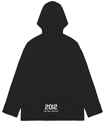 Aape FW23 릴랙스 핏 후드 퍼퍼 재킷 에이프 페이스 배지. AAPDNM7627XXL Lookbook Aape FW23 릴랙스 핏 후드 퍼퍼 재킷 에이프 페이스 배지. AAPDNM7627XXL