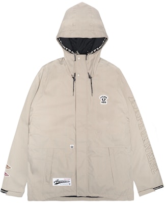 Aape FW23 릴랙스 핏 후드 퍼퍼 재킷 에이프 페이스 배지. AAPDNM7627XXL Shop Aape FW23 릴랙스 핏 후드 퍼퍼 재킷 에이프 페이스 배지. AAPDNM7627XXL