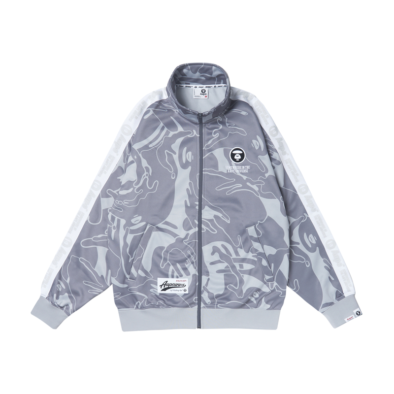 Order AAPE FW23猿脸徽章迷彩字母刺绣男士休闲卫衣. AAPSWMA374XXL