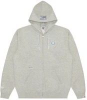 AAPE FW23 Ape Face Logo Patch Graphic Sweatshirt AAPSWMA314XAL AAPE FW23 Ape Face Logo Patch Graphic Sweatshirt AAPSWMA314XAL