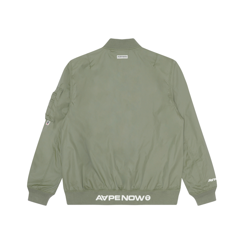 Sizing Aape FW23 猿人头像印花休闲拉链夹克. AAPLJM7600XXL