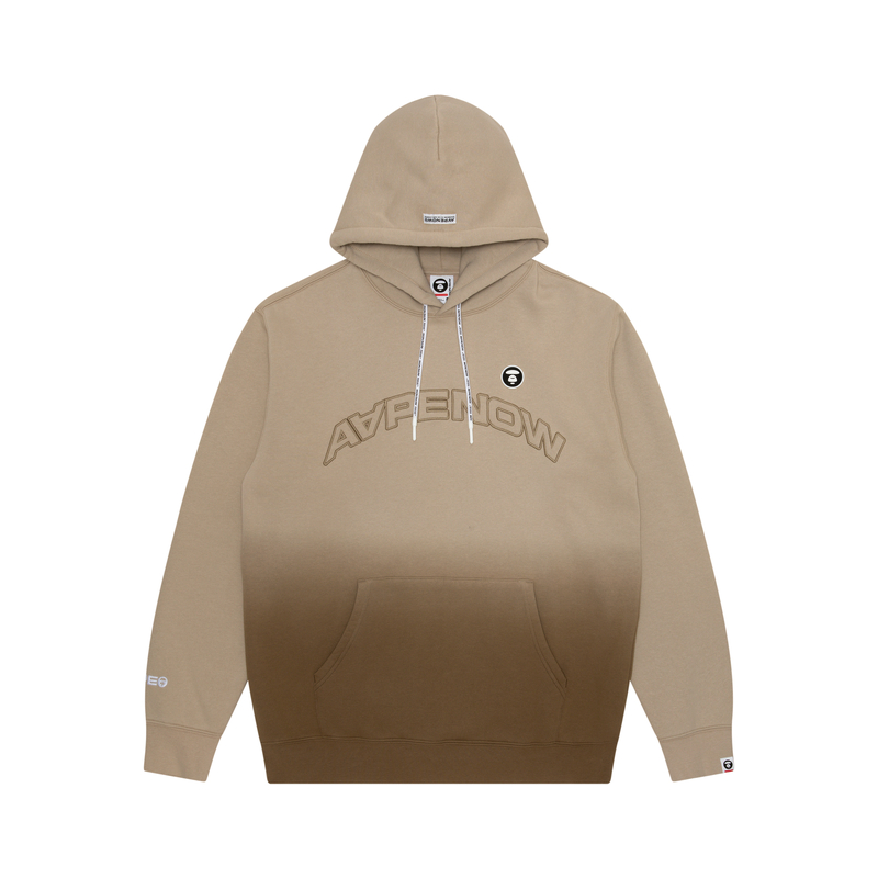 AAPE FW23 Ape Logo Gradient Hoodie Casual Loose-Fit Long Sleeve Sweater AAPSWMA311XXL