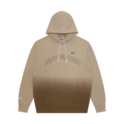 AAPE FW23 Ape Logo Gradient Hoodie Casual Loose-Fit Long Sleeve Sweater AAPSWMA311XXL