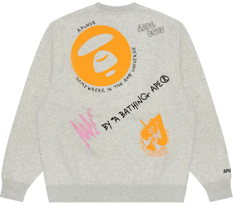 AAPE FW23 猿人標誌寬鬆版長袖圓領衫 白色 AAPSWMA321XAL Buy AAPE FW23 猿人標誌寬鬆版長袖圓領衫 白色 AAPSWMA321XAL