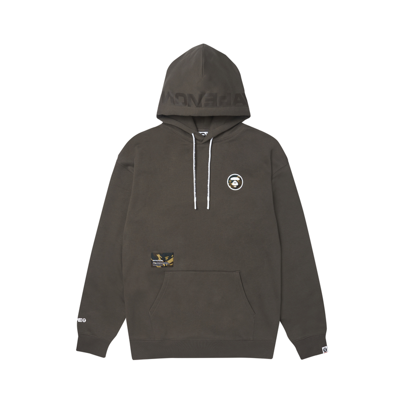 AAPE FW23 Ape Logo Letter Print Oversized Pullover Hoodie AAPSWMA310XXL