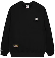 AAPE FW23 Ape Logo Oversized Crewneck Casual Sweatshirt AAPSWMA304XXL AAPE FW23 Ape Logo Oversized Crewneck Casual Sweatshirt AAPSWMA304XXL