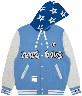 AAPE 2023秋冬猿人标志印花宽松连帽衫 蓝色 AAPSWMA366XBL Buy AAPE 2023秋冬猿人标志印花宽松连帽衫 蓝色 AAPSWMA366XBL