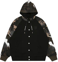 AAPE FW23 Camo Ape Logo Reversible Hoodie Black AAPSWMA395XXL AAPE FW23 Camo Ape Logo Reversible Hoodie Black AAPSWMA395XXL