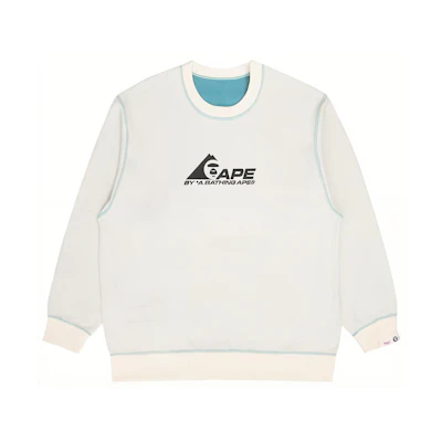 AAPE FW23 Colorblock Fleece Pullover Sweatshirt Long Sleeve AAPSWM3808XXH-1