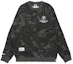Details for AAPE FW23 Crewneck Sweatshirt Ape Logo Camo Letter Embroidery AAPSWMA305XXL