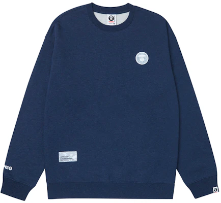 AAPE FW23 猿人標誌刺繡字母圓領長袖衫 AAPSWMA306XAL Buy AAPE FW23 猿人標誌刺繡字母圓領長袖衫 AAPSWMA306XAL