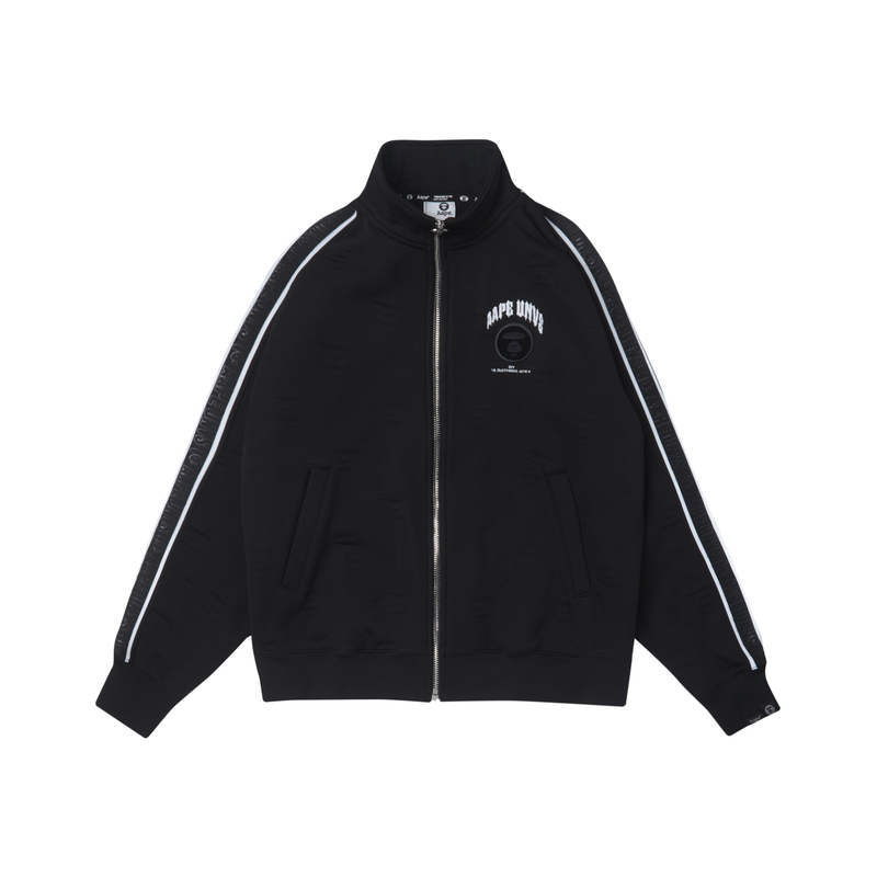 AAPE FW23 Embroidered Ape Logo Zip-Up Sweatshirt AAPSWMA367XXL
