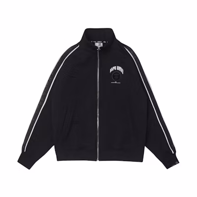 AAPE FW23 Embroidered Ape Logo Zip-Up Sweatshirt AAPSWMA367XXL