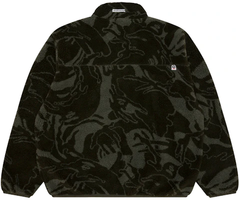 AAPE FW23 寬鬆迷彩立領猿人徽章抓毛衫 AAPSWMA316XXL Lookbook AAPE FW23 寬鬆迷彩立領猿人徽章抓毛衫 AAPSWMA316XXL