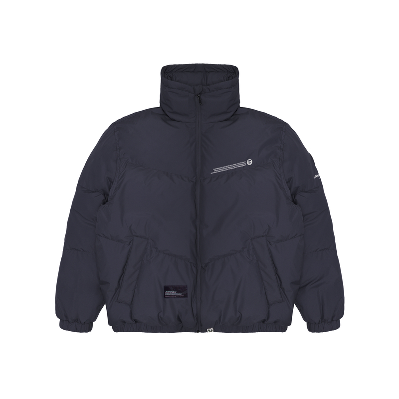 Shop AAPE FW23 Solid Color Long Sleeve Jacket with Ape Logo and Letter Print AAPJKM7598XXL