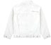 Purchase Aape FW23 白色牛仔外套,猿人標誌,字母印花,可拆式連帽 AAPLJM7602XAL