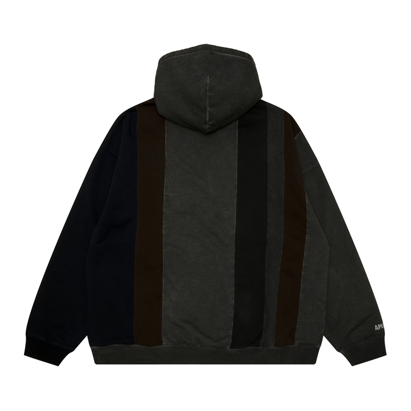 Aape FW24  Ape Logo Hoodie Black Thick Fleece. AAPSWMC315XXN 圖 3