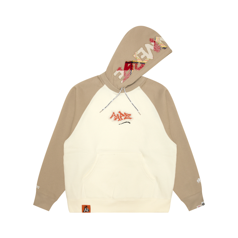 Aape FW24  Loose Fit Hoodie with Letter Logo Badge AAPSWMB355XXN