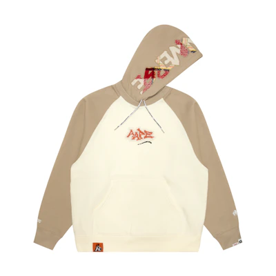 Aape FW24 Loose Fit Hoodie with Letter Logo Badge AAPSWMB355XXN