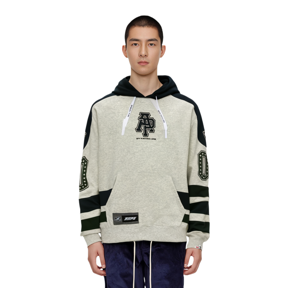 Aape FW24  White Hoodie with Embroidered Letter Design. AAPSWMB356XAN 圖 4