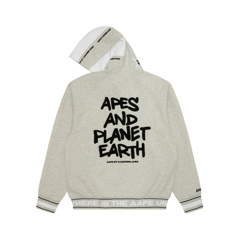 Aape FW24  White Hoodie with Letter Embroidery. AAPSWMB347XAN 圖 3