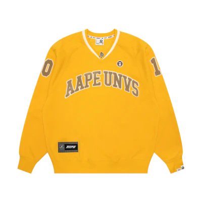 AAPE FW24 Ape Face Logo Patch Comfortable Casual Sweatshirt . AAPSWMB364XXN