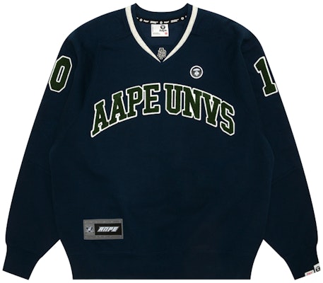 AAPE FW24 에이프 로고 패치 편안한 캐주얼 스웨트셔츠. AAPSWMB364XXN Order AAPE FW24 에이프 로고 패치 편안한 캐주얼 스웨트셔츠. AAPSWMB364XXN