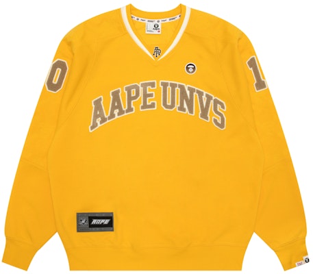 AAPE FW24 에이프 로고 패치 편안한 캐주얼 스웨트셔츠. AAPSWMB364XXN Shop AAPE FW24 에이프 로고 패치 편안한 캐주얼 스웨트셔츠. AAPSWMB364XXN