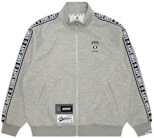 Aape FW24 Ape Face Raglan Casual Jacket White/Grey. AAPSWMB349XAN Aape FW24 Ape Face Raglan Casual Jacket White/Grey. AAPSWMB349XAN