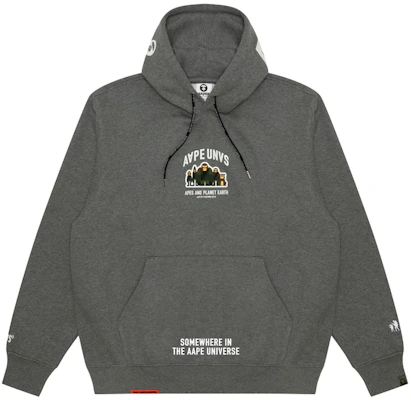 AAPE FW24 Ape Graphic Print Hoodie Grey AAPSWMB378XAN Buy AAPE FW24 Ape Graphic Print Hoodie Grey AAPSWMB378XAN