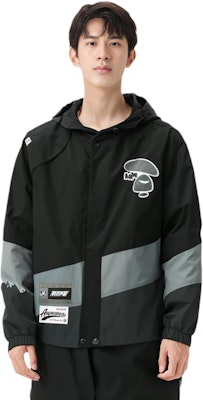 AAPE FW24 에이프 헤드 배지 로고 후드 재킷. AAPLJM7671XXN Shop AAPE FW24 에이프 헤드 배지 로고 후드 재킷. AAPLJM7671XXN