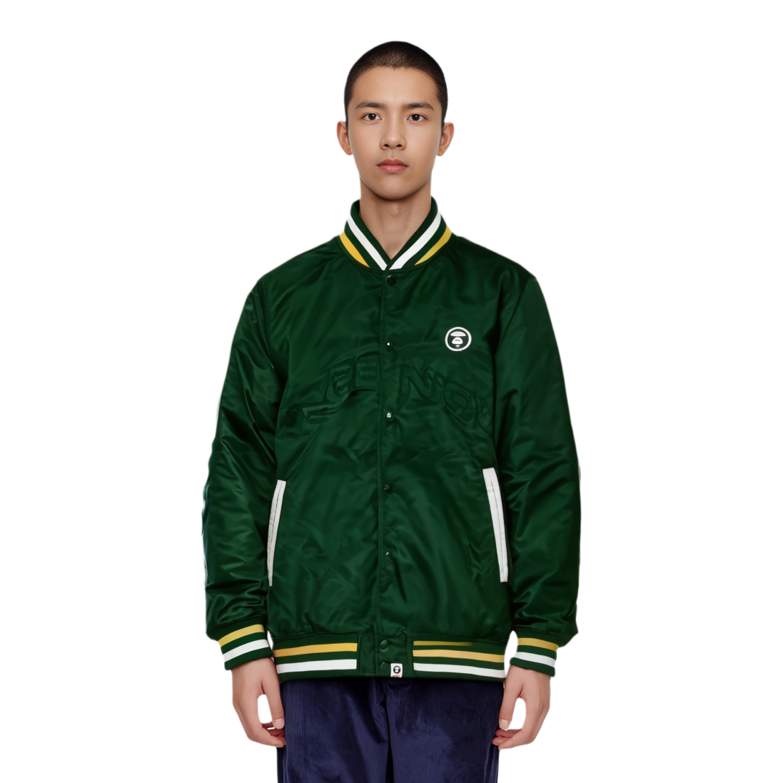 Shop 아페 FW24 에이프 헤드 카모 배지 재킷 AAPJKM7656XXN