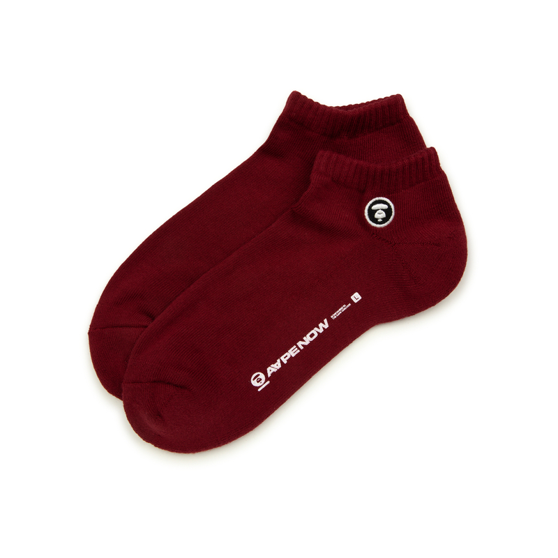 AAPE FW24 Ape Head Embroidered Logo Socks Unisex Single Pair. AAPSOM4290XXN