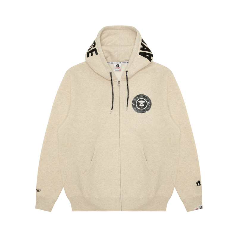 Aape FW24 Ape Head Logo Loose Fit Sweatshirt Brown (). AAPSWMB345XAN