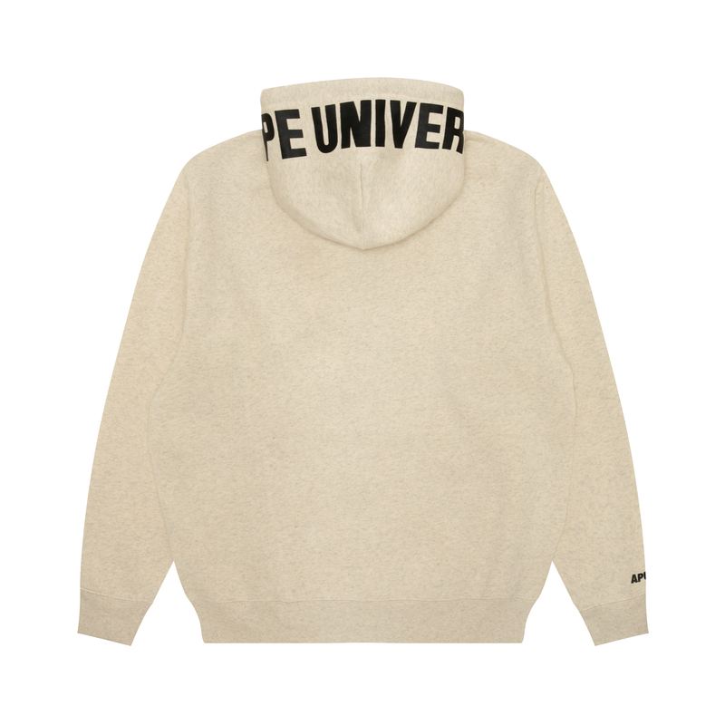 Lookbook 아페 FW24 에이프 헤드 로고 루즈핏 스웻셔츠 브라운. AAPSWMB345XAN