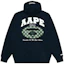 Lookbook AAPE FW24 Ape Head Logo Oversized Hoodie Men AAPSWMB342XXN