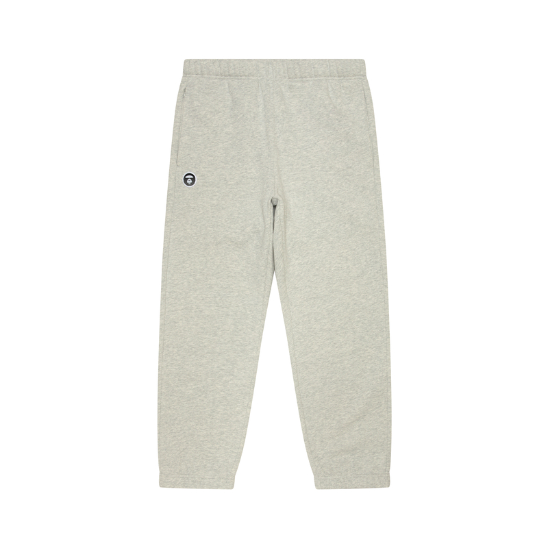 Aape FW24 Ape Logo Patch Casual Pants  White Grey AAPPTMB638XAN