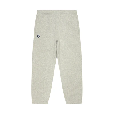 Aape FW24 Ape Logo Patch Casual Pants White Grey AAPPTMB638XAN