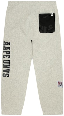 에이프 FW24 로고 패치 캐주얼 팬츠 화이트 그레이 AAPPTMB638XAN Lookbook 에이프 FW24 로고 패치 캐주얼 팬츠 화이트 그레이 AAPPTMB638XAN